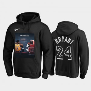 Men's Kobe Bryant Mamba Mentality Be Legendary RIP Pullover Black Los Angeles Lakers Hoodie 764550-448