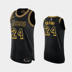 Men Kobe Bryant Lakers Kobe Edition City Honors Kobe Authentic Los Angeles Lakers Black Jerseys 118051-825