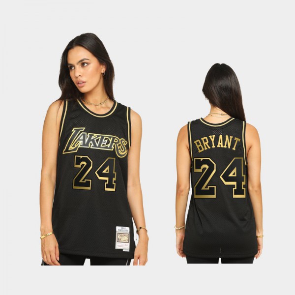 Kobe Bryant #24 Los Angeles Lakers Black Limited Edition Jersey Men's MEDIUM